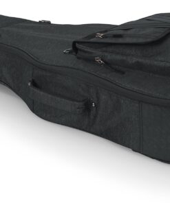 Gator Cases Transit Series Acoustic Guitar Gig Bag; Charcoal Black Exterior (GT-ACOUSTIC-BLK) 23 81GNGAU1SbL