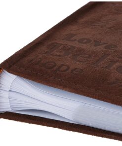 Pioneer Photo Albums TXT-200BN 4" x 6" Faux Suede Album (200 Photos), Multicolor 9 81GNSgm8CL