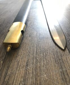 Medieval Warrior The Mercenary Sword Full Tang Tempered Hand Forged Blade with Leather Scabbard 48 81GNjoNzdNL