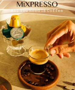 Nespresso Capsules (Compatible) - Coffee from Italy - by Mixpresso (50 Capsules, Classe: Medium) 50 Count (Pack of 1) 20 81GO3cfkvYL