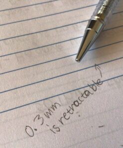 MozArt Mechanical Pencil Set with Case - 4 Sizes: 0.3, 0.5, 0.7 & 0.9mm with 30 HB Lead Refills Each & 4 Eraser Refills -Sketch, Drafting, Art, Drawing Supplies (Clear) Clear 55 81GQBZIN4cL