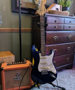 Hola! Music Guitar Stand - Height Adjustable, Collapsible w/Padded Neck & Yoke - Pack of 1 Tripod Tripod - 1 pack 48 81GQgn uaUL 2