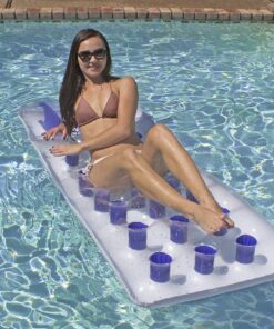 Alternative view of Poolmaster Classic French Pocket Inflatable Swimming Pool Mattress Float for Adults