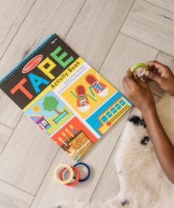 Melissa & Doug Tape Activity Book: 4 Rolls of Easy-Tear Tape and 20 Reusable Scenes 21 81GRlWJuRhL