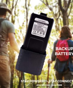 BaoFeng, BTECH BL-5L 3800mAh Li-ion Battery Pack, High Capacity Extended Battery for UV-5X3, BF-F8HP, and UV-5R Radios (BL-5 BaoFeng Battery Series) BL-5L Extended Li-ion Battery Pack 33 81GTSZ4k39L
