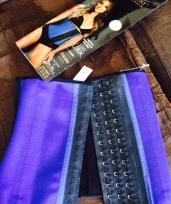 Ann Chery 2023 Corset Waist Trainer for Women - Colombian Waist Cincher - 3 Hook Latex Body Shaper Medium Blue 20 81GTgdsoQML