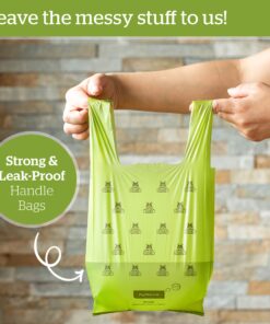 Pogi's Dog Poop Bags with Easy-Tie Handles - 300 Doggy Leak-Proof, Ultra Thick, Scented Poop Bags for Dogs, Cat 300 Count (Pack of 1) 26 81GV75Z60qL