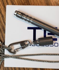 PicoPen Ti -Titanium Mini Ballpoint Pen with Magnetic Keychain Holder, Black Ink Medium Point Pocket Pen for Writing, Bullet Journaling, Taking Notes in Office, Business, and Everyday Carry 44 81GWv9zHaPL