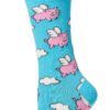 Socksmith Women's 'Flying Pigs' Socks in Lavender (One Size) One Size Sky-ssw1355 40 81GX7auJ0wL