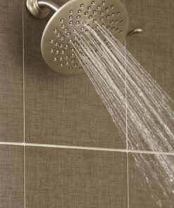 Moen Velocity Oil Rubbed Bronze Two-Function Rainshower 8-Inch Showerhead with Immersion Technology at 2.5 GPM Flow Rate, S6320ORB 12 81GYbX7yn7L