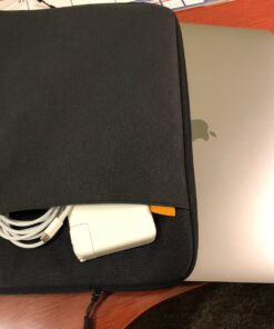 tomtoc 360° Protective Laptop Sleeve for 15-inch New MacBook Air M2 A2941 2023, 15 Inch Microsoft Surface Laptop 5/4/3, Dell XPS 15 Plus, 15'' MacBook Pro A1990 A1707, Water-Resistant Case Bag, Black 15-inch for New MacBook Air 87 81GYrIDJE6L