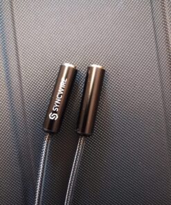 Syncwire Headphone Splitter, Nylon-Braided Extension Cable Audio Stereo Y Splitter (Hi-Fi Sound), 3.5mm Male To 2 Ports 3.5mm Female Headset Splitter for Phone, PS4, Switch, Tablets & More Black 37 81GZ1iB4nL 1