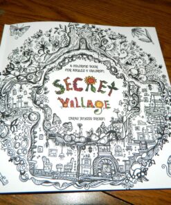 Secret Village - A Coloring Book Adventure: Beyond the Garden Gate, Beneath the Forest Floor, Among the Hollow Trees - A Mystery Endures! (Purse Sized ... & Inspirational for Ages 9 to Adult) 57 81GapkjGbTL 1