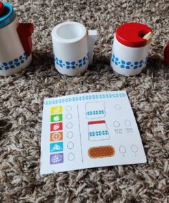 Melissa & Doug 20-Piece Steep and Serve Wooden Tea Set - Play Food and Kitchen Accessories | Play Tea Set, Pretend Play Tea Set Toy For Kids Ages 3+ 24 81GbD 2q9yL