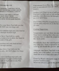 Kitchen + Home Stove Top Smokeless Grill Indoor BBQ, Stainless Steel with Double Coated Non Stick Surface Stove Top Grill 49 81GbMmiEfaL