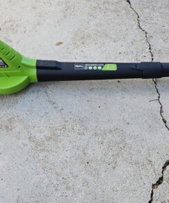 Leisch Life Cordless Leaf Blower Battery Operated,20V Handheld Electric Leaf Blower w/2.0Ah Battery & Fast Charger, 2 Speed Mode, Lightweight Battery Powered Blowers for Patio, Blowing Leaves and Snow Green 36 81GcRDqEo2L 1