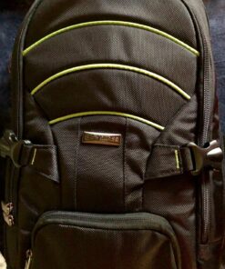 Evecase Large DSLR Camera/Laptop Travel Backpack Bag w/Rain Cover for Mirrorless, 4/3 Micro Four Third, Compact, Interchangeable Lens Digital Camera 18*12*8 inch Black 54 81Gd5V1s sL