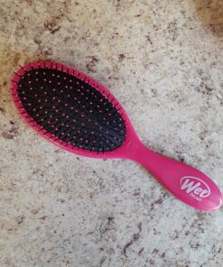 Wet Brush Detangling Brush, Original Detangler Brush (Pink) - Wet & Dry Tangle-Free Hair Brush for Women & Men - No Tangle Soft & Flexible Bristles for Straight, Curly, & Thick Hair Pink 1 Count (Pack of 1) 33 81GfDAmfrtL 1