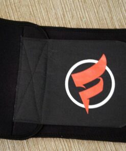 Fitru Waist Trimmer Sauna Ab Belt For Women & Men - Waist Trainer Stomach Wrap Black L: 9" X 42" 29 81GhTFv3MGL