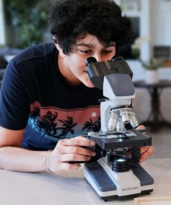 AmScope B120C-E1 40X-2500X LED Biological Binocular Compound Microscope with 3D Double Layer Mechanical Stage + 1.0 MP USB Digital Camera Imager 1.0 MP Camera 29 81GjlNmGAJL