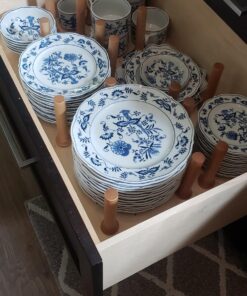 Rev-A-Shelf Adjustable Pegboard Drawer Divider Organizer, Trim to Fit Wooden Kitchen Cabinet Storage Utensil, Pots & Dish Rack, 30" x 21", 4DPS-3021 30 x 21 35 81Gm52RORsL