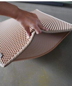 Blackhole Cat Litter Mat - Medium Square 23" X 21" - Blackhole Litter Mat® (Beige) Beige 19 81GmRHV4WNL