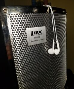 LyxPro VRI-30 Sound Absorbing and Vocal Booth Recording Microphone Isolation Shield Panel for Home Office and Studio Portable & Foldable Stand Mount Adjustable 38 81GmdC5KdL