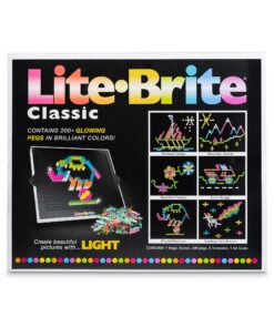 Lite-Brite Classic, Favorite Retro Toy - Create Art with Light, STEM, Educational Learning, Holiday, Birthday, Gift, Boys, Kid, Toddler, Girls Age 4+ Lite Brite Classic 19 81GnIKc2wZL