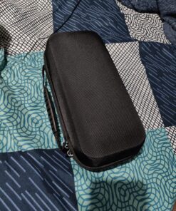 Deruitu Switch Carrying Case Compatible with Nintendo Switch/Switch OLED - Fit AC Charger Adapter - with 20 Game Cartridges Hard Shell Travel Switch Pouch for Console & Accessories Black 61 81GnYRGewhL 1