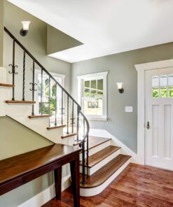 Design House 505115 Village 1-Light Indoor Dimmable Wall Sconce Frosted Flute Glass with Twist On/Off Switch for Bathroom Bedroom Hallway, 8.25" H x 5.1" W, Oil-Rubbed Bronze 27 81Go2W7eKbL