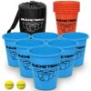 Bucket Ball | Beach Edition | Ultimate Beach, Pool, Yard, Camping, Tailgate, BBQ, Backyard, Lawn, Water, Wedding, Events, Indoor, Outdoor Game – Best Gift Toy for Boys, Girls, Teens, Adults, Family Starter Pack 5 81GoMZ oIpL