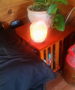 CRYSTAL DECOR 2 Natural Himalayan Pink Salt Lamp w/Bulb & Cord ~7 in 49 81GqGFzWspL