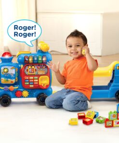 VTech Sit-to-Stand Ultimate Alphabet Train, Blue Standard Packaging 38 81GqLXvXJL