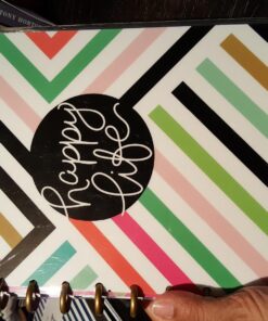 me & my BIG ideas 4 Month Fitness Extension - The Happy Planner Scrapbooking Supplies - Pre-Punched Pages - Food & Exercise Logs - Inspirational Dividers & Stickers To Stay on Track - Classic Size 37 81GrP0OgmSL