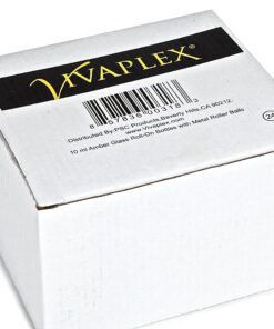 Vivaplex, 24, Amber, 10 ml Glass Roll-on Bottles with Stainless Steel Roller Balls. 3-3 ml Droppers included 18 81GrQFtFSL