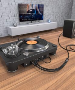 KabelDirekt – RCA to Jack 3.5 Adapter Cable – 15 ft – Versatile Plug-and-Play Audio Cable (Aux/3.5mm to 2X RCA for Connection to Smartphone, Tablet, Home Theater, soundbar, TV, Notebook, MP3) 15 feet 20 81GtBh497eL