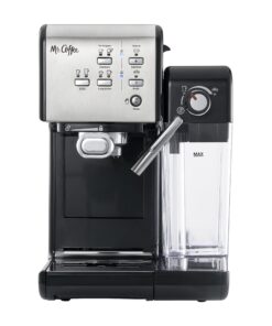 Alternative view of Mr. Coffee Espresso and Cappuccino Machine, Programmable Coffee Maker with Automatic Milk Frother and 19-Bar Pump, Stainless Steel