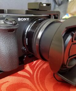 Fotodiox Reversible Lens Hood Kit for E-Mount PZ 16-50mm F3.5-5.6 OSS E-Mount Power Zoom Lens, Reversible Tulip Flower Hood w/Cap 54 81GzcSIPgmL