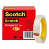 Scotch Brand Transparent Tape, Engineered for Office and Home Use, 3/4 x 2592 Inches, 3 Inch Core, Boxed, 2 Rolls (600-2P34-72),Clear 1 432 Foot (Pack of 1) 21 81GzpPYZ6gL