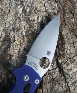Spyderco Manix 2 Signature Knife with 3.37" CPM S110V Steel Blade and Durable Dark Blue G-10 Handle - PlainEdge - C101GPDBL2 49 81H BP7tIEL