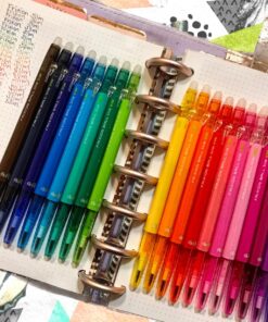 Pilot FriXion Ball Slim Retractable Erasable Gel Ink Pens, Extra Fine Point, 0.38 mm, 20 colors set 28 81H tnDRqjL