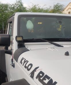 Star Wars The Last Jedi Porg on Board Figure Suction Cup Plush - White and Brown 19 81H08Y78MSL