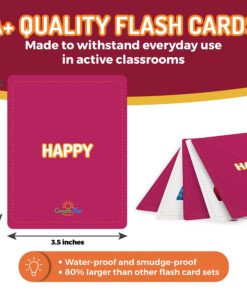 Prepositions, Emotions & Action Verbs Flash Cards Set - 149 Educational Photo Cards with Learning Games - for Toddlers, Adults, Preschool Prep, Speech Therapy Materials and ESL Teaching Materials 14 81H0JV2Es4L