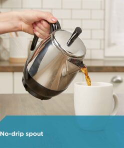 Farberware 2-4-Cup Electric Percolator coffee maker, Stainless Steel, Automatic Warm Function, FCP240 4 Cup 25 81H2OzGV5BL