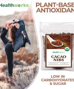 Healthworks Cacao Nibs Raw Organic (16 Ounces / 1 Pound) | Criollo Bean | Unsweetened Chocolate Substitute | Certified Organic | Keto, Vegan & Non-GMO | Antioxidant 22 81H2W1Bx8sL