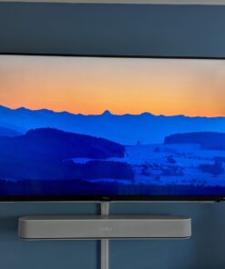 WALI Tilt TV Wall Mount Bracket for Most 26-55 inches LED, LCD, OLED Flat Screen TVs up to 99lbs with Mounting Holes 100x100mm to 400x400mm (TTM-1), Black 38 81H3xGbVDyL