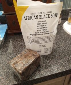 Mary Tylor Naturals African Black Soap 1 lb, Raw, Natural soap, Face And Body Wash Authentic Handmade by a Fair Trade women Co-Op in Ghana Africa 14 81H5uIwl2eL