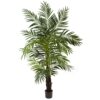 Nearly Natural 5408 Areca Palm Tree, 6-Feet, Green 21 81H6KszHpL
