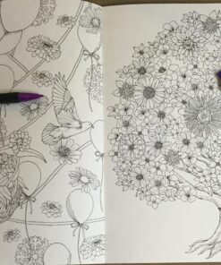 Mori ga kanaderu rhapsody. Rhapsody in the forest.(Coloring Book Japan Edition) 57 81H6ZWkZ3bL