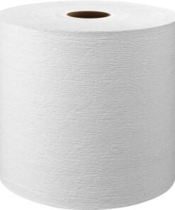Kleenex Hard Roll Paper Towels (01080) with Premium Absorbency Pockets, 1.5" Core, White, 425'/Roll, 12 Rolls/Case, 5,100'/Case 12 Count (Pack of 1) 9 81H80ClN qL